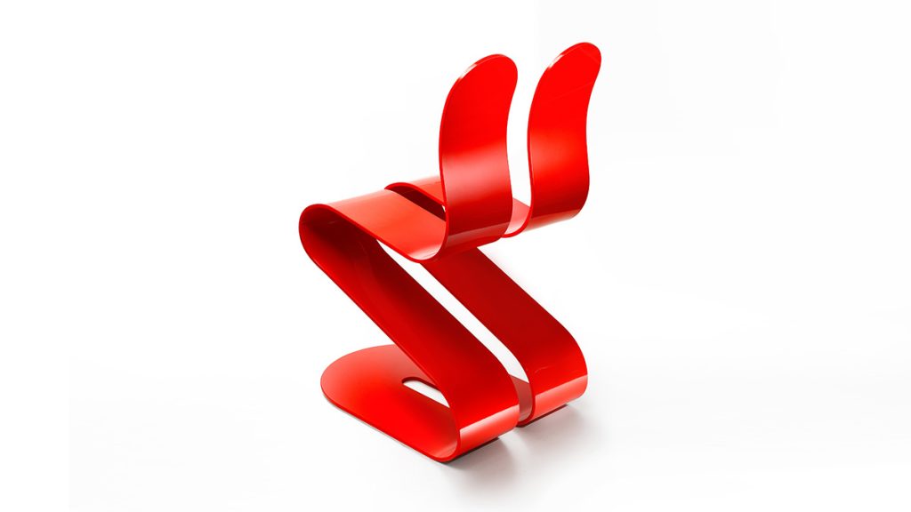 Aluminum chair | Handmade in Italy | Luxury design objects | Lamberti Design - Sedie design, poltroncine da camera e sgabelli in acciaio inox