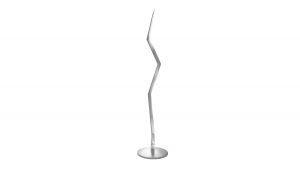 Light design object | Hand made in Italy | Luxury Decor | Lamberti Design - Lampada acciaio inox da terra con luce led per arredamento interni in metallo