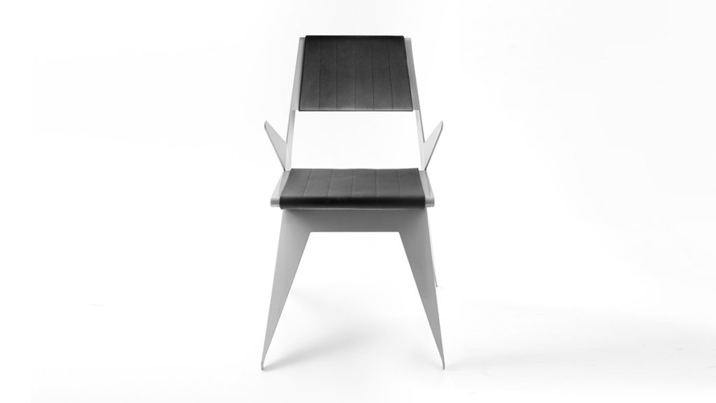 Luxury design armchair | Metal furnishings hand made in Italy | Lamberti Design - Sedia design in alluminio, poltroncine, sgabelli, sedute acciaio inox