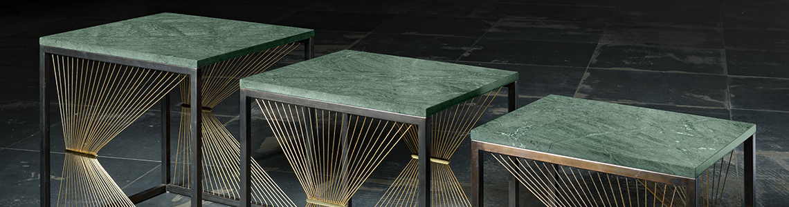 Luxury furniture collection - Idea, prototype and serial manufacturing in Italy - Prototipi design progettazione realizzazione artigianale arredi in metallo