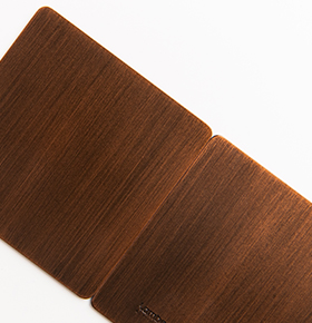 Antique Brushed Copper Steel